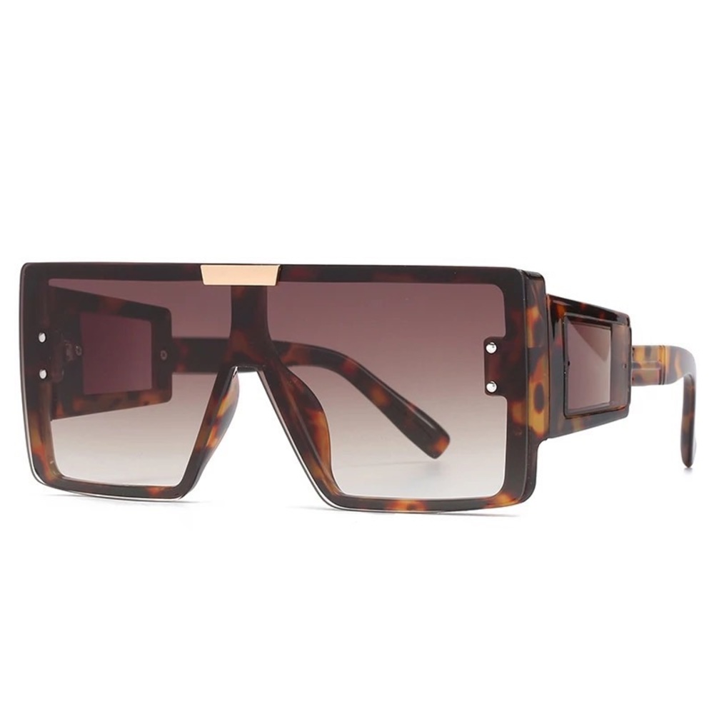Womens brown oversized sunglasses